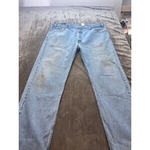 Levis 505 Regular Fit Jeans straight leg Size‎ 42 x 30- Blue Canada Vintage
